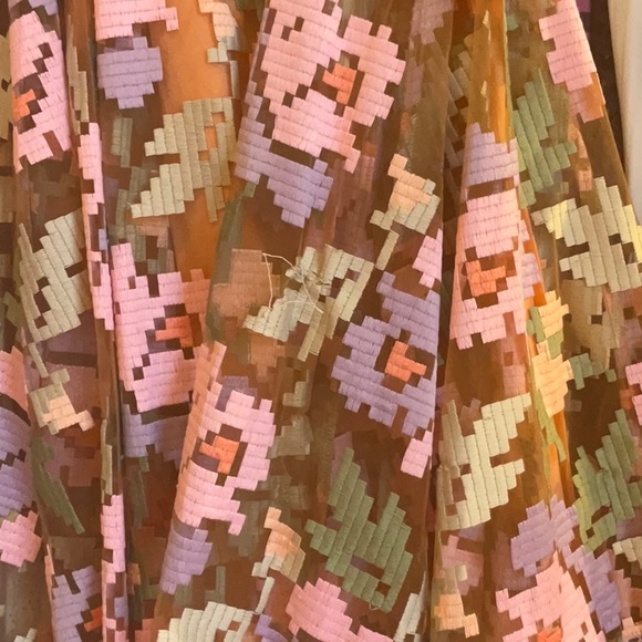 Maeve pixilated tulle maxi skirt Anthropologie - Picture 5 of 5